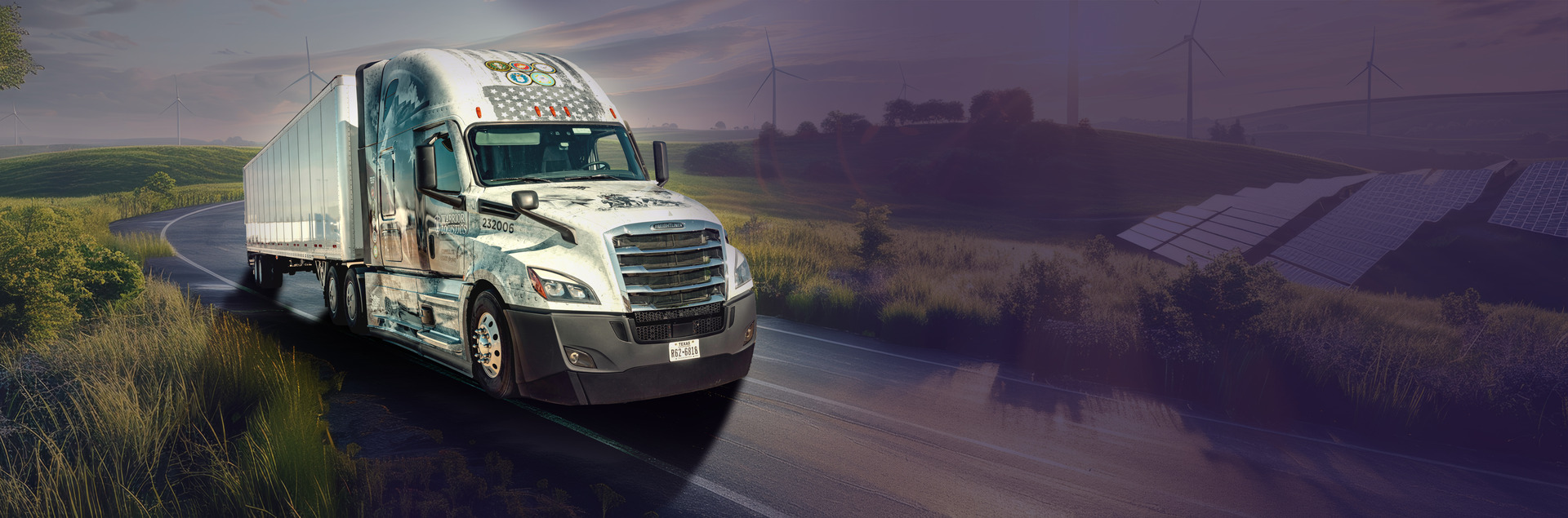 warrior truck solar (1) Warrior freight brokerage solutions